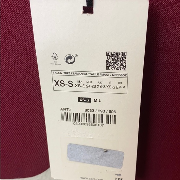 ZARA BLAZER WITH TUXEDO COLLAR NWT XS-S - Picture 11 of 16